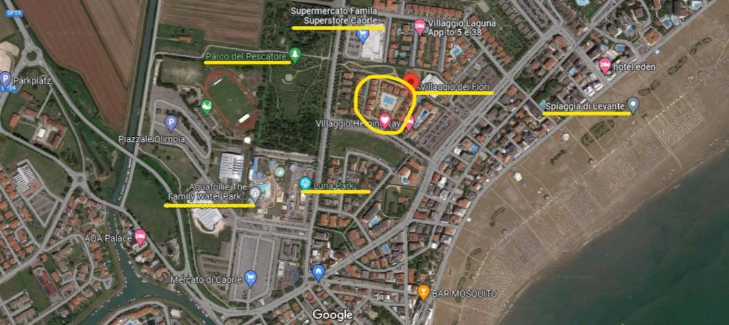 Iris 20 In Posizione Strategica, Indipendente, All'Interno Del Villaggio Dei Fiori Caorle Exterior foto